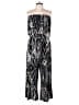 Connected Apparel Graphic Black Jumpsuit Size XL - photo 1