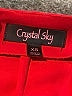 Crystal Sky Solid Red Romper Size XS - photo 4