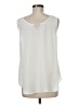 Alfani 100% Polyester Ivory Sleeveless Blouse Size M - photo 2