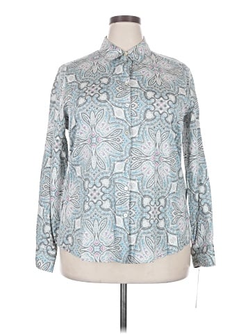 Foxcroft Long Sleeve Button-Down Shirt (view 1)
