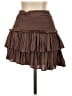 Olive & Bette's 100% Polyester Solid Brown Casual Skirt Size S - photo 2