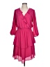 Cato 100% Polyester Pink Cocktail Dress Size L - photo 1
