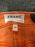 FRAME Denim Orange Denim Skirt Size 28 waist - photo 4