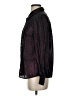 ModCloth Metallic Burgundy Black Long Sleeve Blouse Size S - photo 5