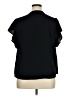 Alfani 100% Polyester Black Short Sleeve Blouse Size 1X - photo 2