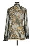 Guess 100% Polyester Floral Gray 3/4 Sleeve Blouse Size XL - photo 2