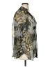 Guess 100% Polyester Floral Gray 3/4 Sleeve Blouse Size XL - photo 4