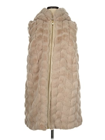 Via Spiga Faux Fur Vest (view 1)