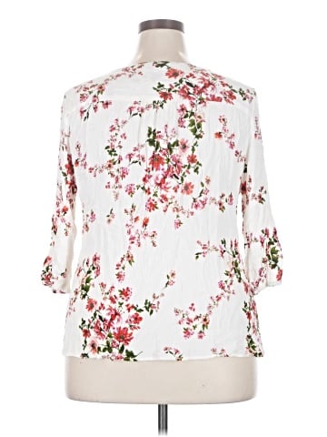Skies Are Blue 3/4 Sleeve Blouse (view 2)