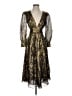 LoveShackFancy Floral Gold Cocktail Dress Size 0 - photo 1