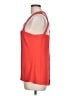 BCBGMAXAZRIA 100% Polyester Solid Red Orange Sleeveless Blouse Size L - photo 5
