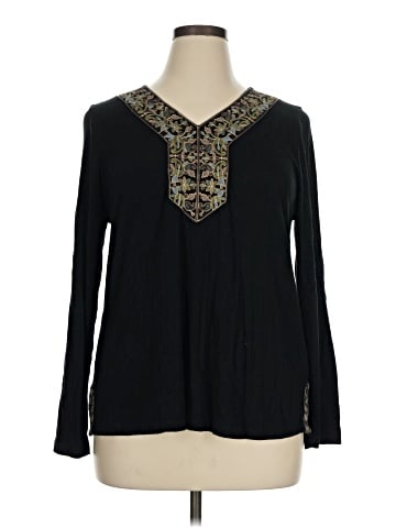 Soft Surroundings Long Sleeve Blouse (view 1)