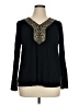Soft Surroundings Black Long Sleeve Blouse Size XL Petite - photo 1