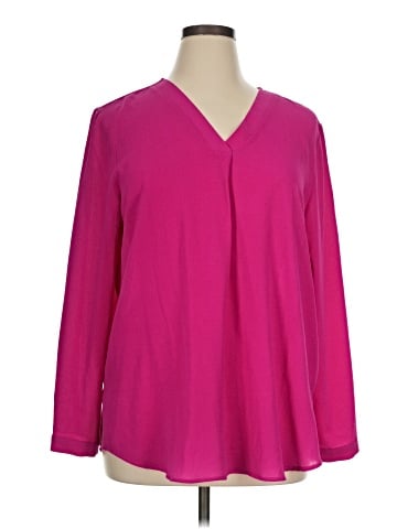 Adrianna Papell Long Sleeve Blouse (view 1)