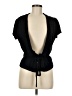 August Silk Black Cardigan Size M - photo 1