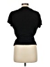 August Silk Black Cardigan Size M - photo 2