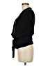 August Silk Black Cardigan Size M - photo 5