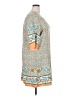 Halife Paisley Teal Casual Dress Size 2X - photo 4