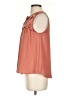 E&M Collection Orange Sleeveless Blouse Size S - photo 5