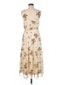 Unbranded 100% Polyester Floral Ivory Cocktail Dress Size M - photo 2