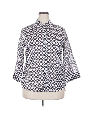 Foxcroft 3/4 Sleeve Blouse (view 1)