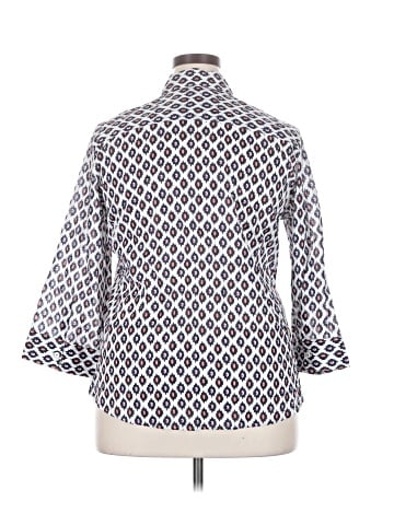Foxcroft 3/4 Sleeve Blouse (view 2)