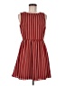 Bebop Stripes Red Casual Dress Size M - photo 1