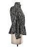 Who What Wear 100% Polyester Animal Print Black Long Sleeve Blouse Size XS - photo 4