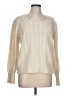 Gallery Chevron-herringbone Ivory Pullover Sweater Size L - photo 1