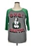 Ripple Junction Silver 3/4 Sleeve T-Shirt Size XL - photo 1