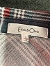 Eden & Olivia Plaid Gray Long Sleeve Blouse Size L - photo 7