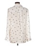 L'Agence Polka Dots Ivory Long Sleeve Blouse Size Med (2) - photo 2