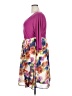 IGIGI 100% Polyester Color Block Purple Casual Dress Size 18 - photo 5