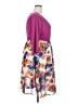 IGIGI 100% Polyester Color Block Purple Casual Dress Size 18 - photo 4