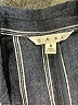 CAbi 100% Linen Stripes Blue Blazer Size 8 - photo 6