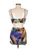 RUMOURS 100% Polyester Graphic Blue Cocktail Dress Size S - photo 2