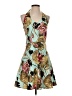 Lily Tropical Teal Cocktail Dress Size S (estimated) - photo 1