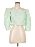 Levi's 100% Polyester Green Tube Top Size L - photo 1