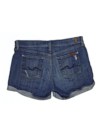 7 For All Mankind Denim Shorts (view 2)