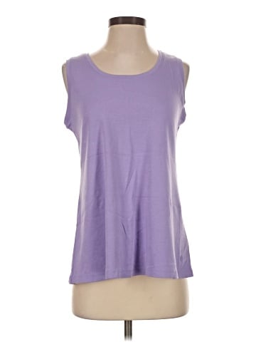 Isaac Mizrahi LIVE! Sleeveless T-Shirt (view 1)