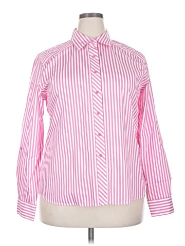 Foxcroft Long Sleeve Button-Down Shirt (view 1)