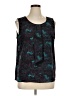 Studio Works Teal Sleeveless Blouse Size XL - photo 1