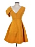 Assorted Brands Solid Yellow Cocktail Dress Size 32 - photo 2