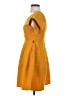 Assorted Brands Solid Yellow Cocktail Dress Size 32 - photo 5