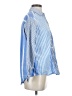 Gap Body Stripes Blue Long Sleeve Button-Down Shirt Size XXS - photo 4