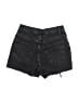 Topshop Stars Black Denim Shorts Size 4 - photo 2