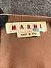 MARNI Brown Tan Short Sleeve Blouse Size Med (II or 2) - photo 7