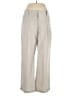 MNG Stripes Gray Casual Pants Size 10 - photo 1