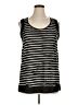 Olivia Moon Stripes Black Sleeveless Top Size XL - photo 1
