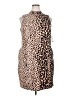 Apt. 9 Animal Print Brown Cocktail Dress Size XXL - photo 1